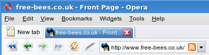 Adding feeds using the URL bar of Opera